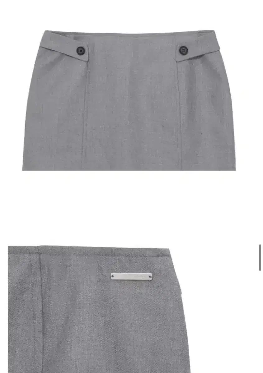 ミディ丈 ボタン