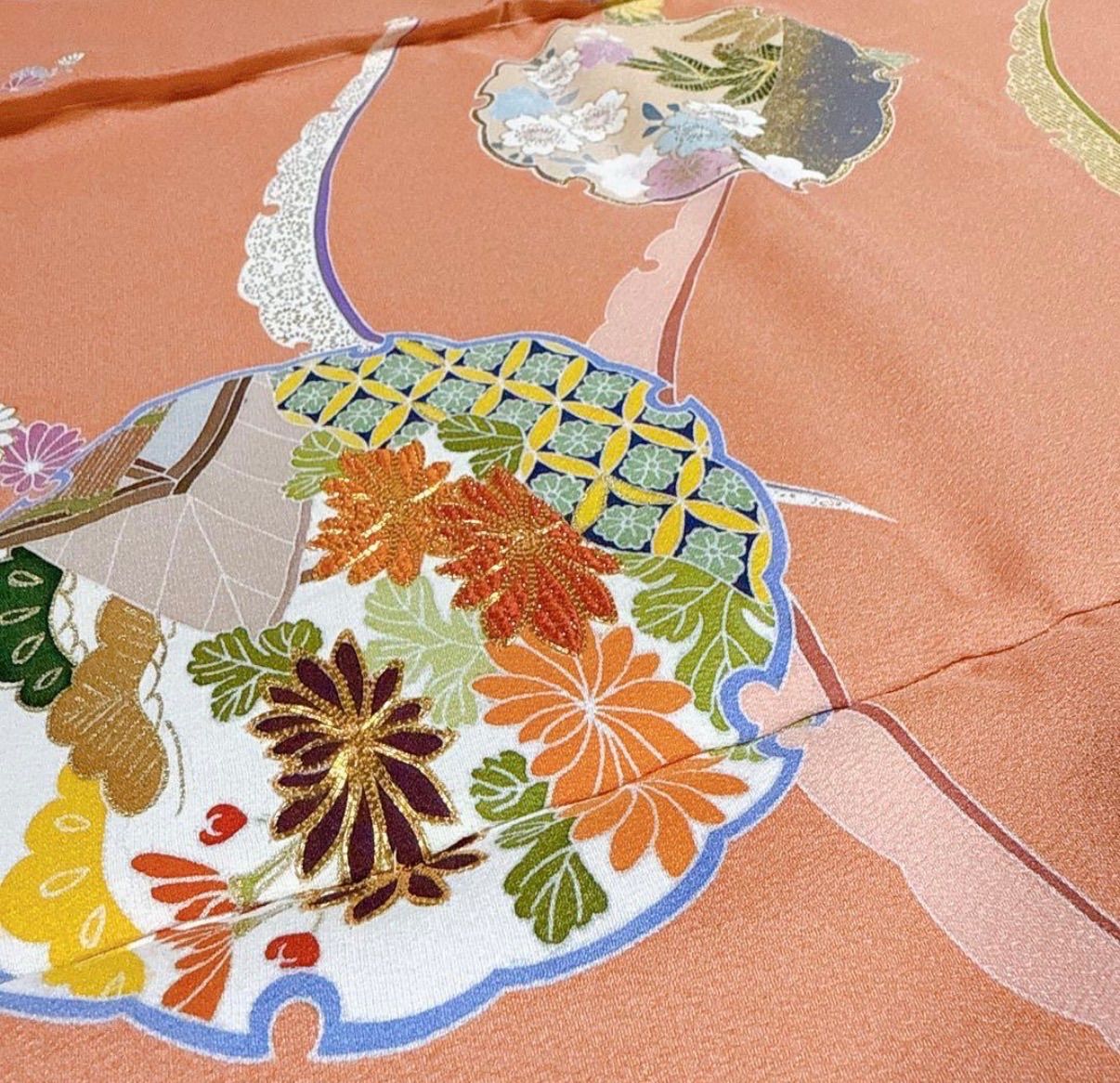 千總 誰が袖好み 振袖 仮絵羽 正絹 - メルカリ