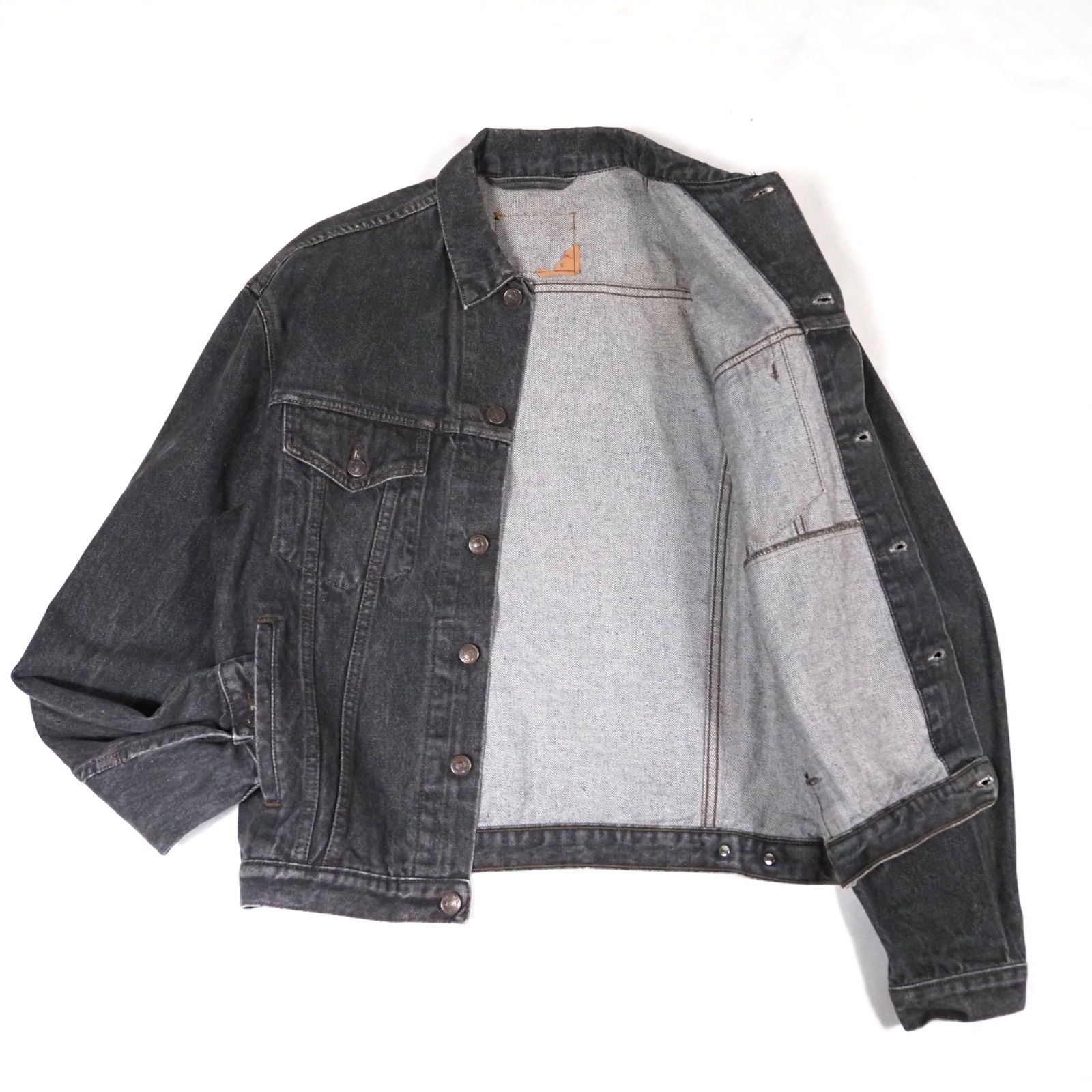 88's Levi's EUROPE 70503-0259 black denim jacket S TUNISIA製 先