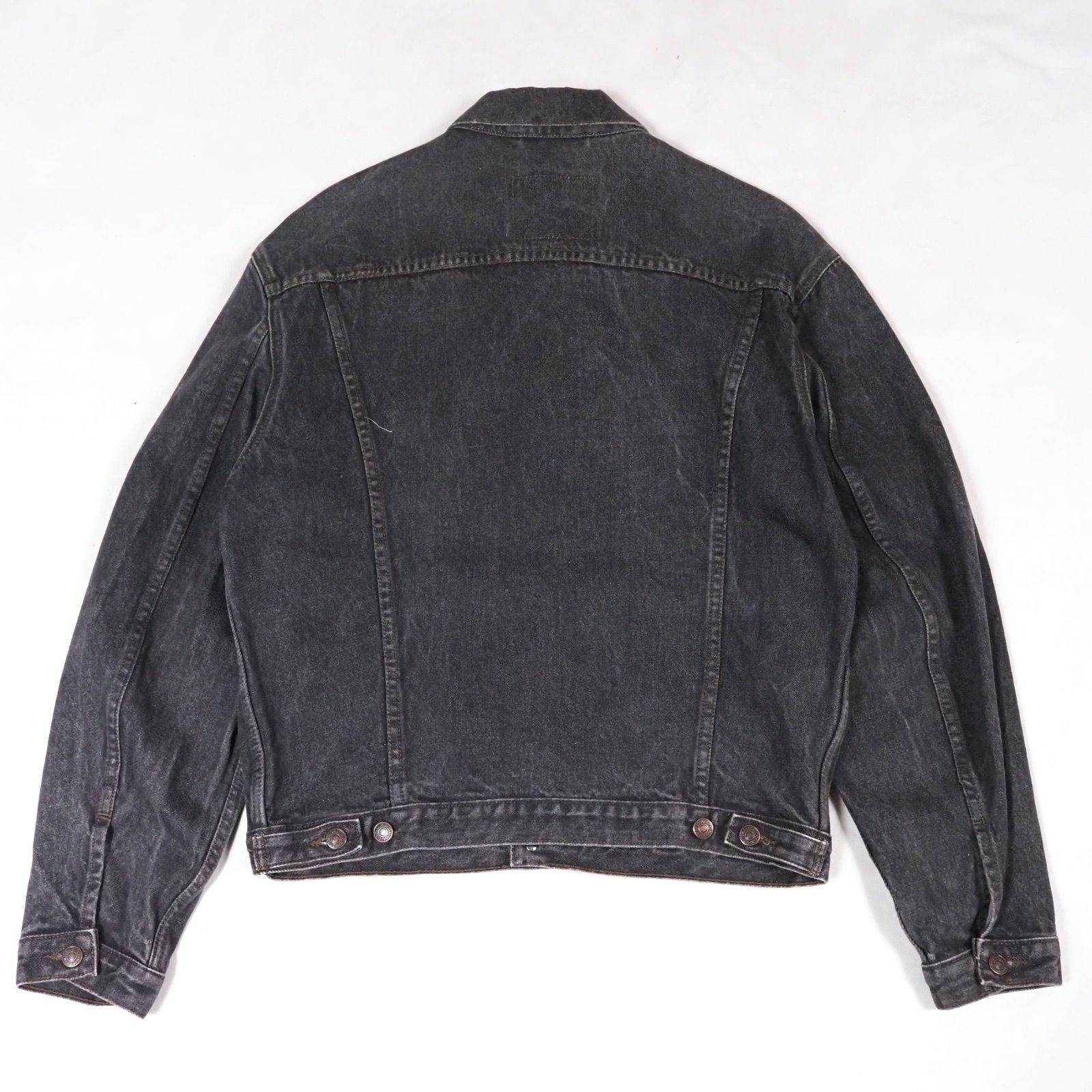 88's Levi's EUROPE 70503-0259 black denim jacket S TUNISIA製 先