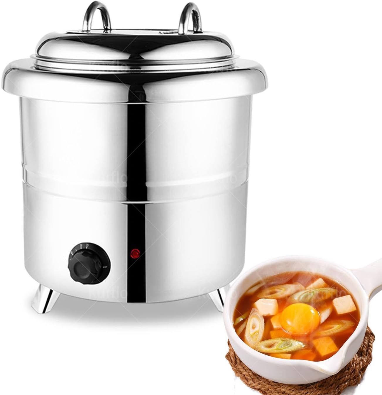 ZXM業務用電気式スープウォーマー温度調整と 10L食品用スープ釜