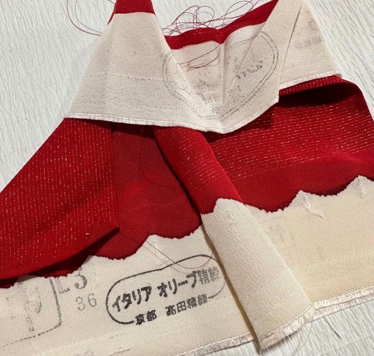 千總 振袖 赤 刺繍 成人式 フルセット 正絹 - メルカリ