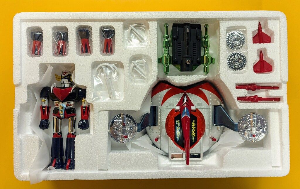 超合金　DELUXE グレンダイザー &UFOスペイザー　新品未開封/バンダイ 超合金 DELUXE グレンダイザー ＆ UFOスペイザー | 魂ウェブ