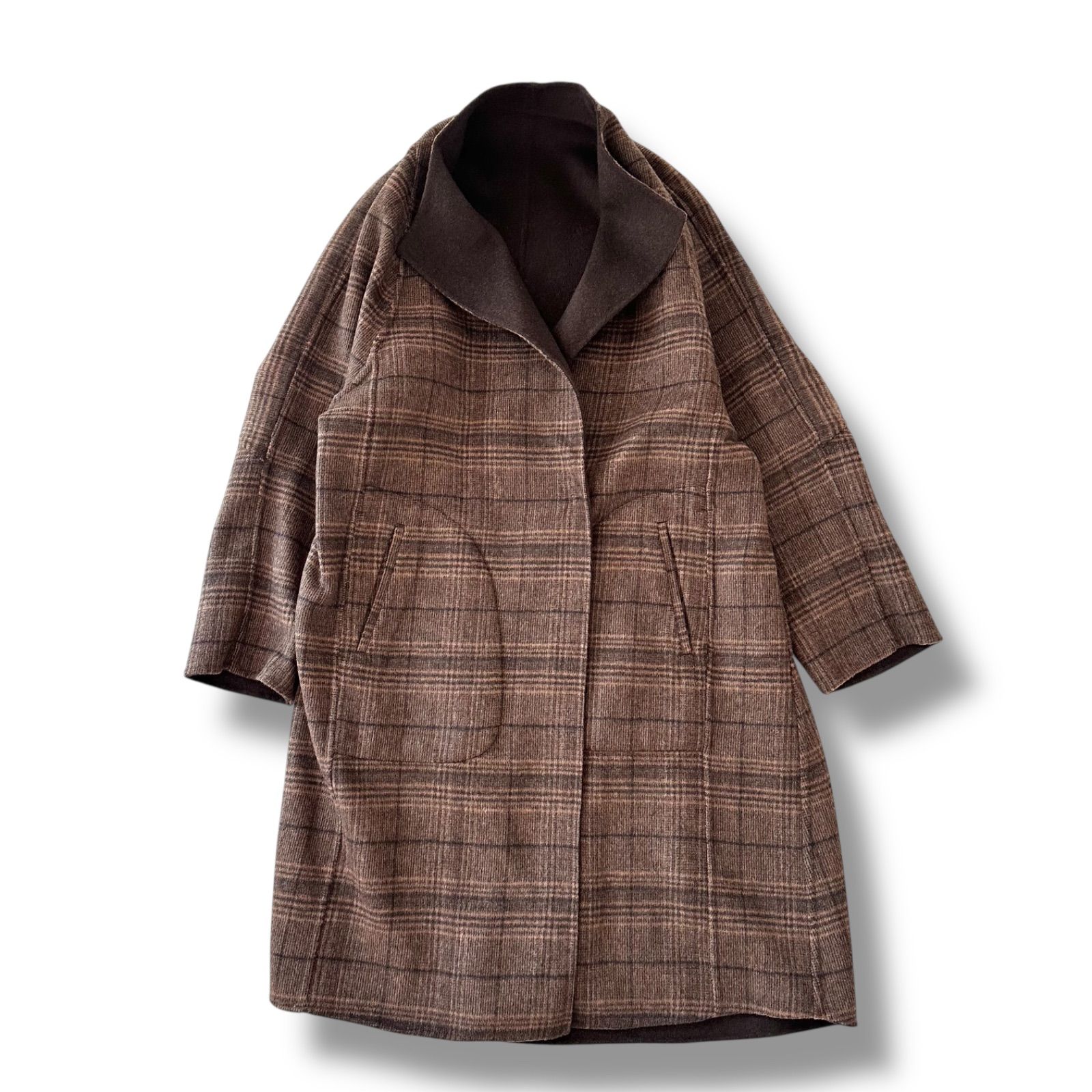 新品 LOISIR ロワズィール 2021AW ダブルフェイス リバーシブルコート