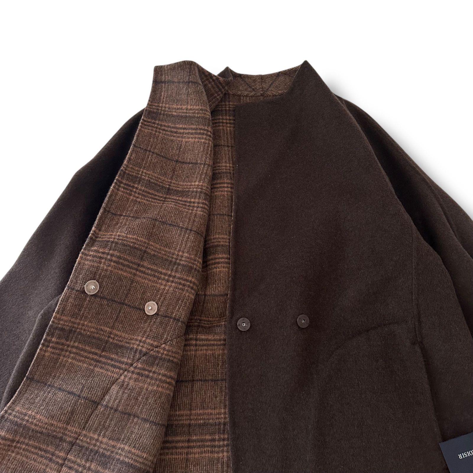 新品 LOISIR ロワズィール 2021AW ダブルフェイス リバーシブルコート