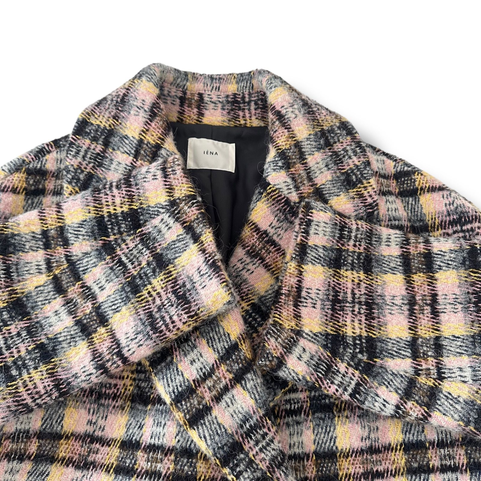 新品タグ付き】 IENA イエナ 2022AW GIOLICA チェックシャギーコート