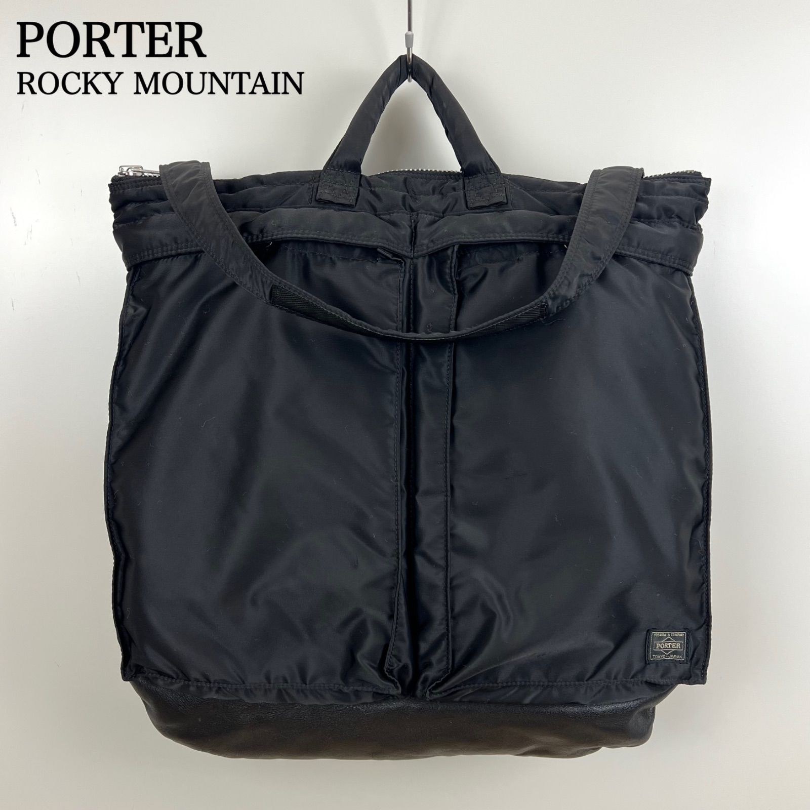 【希少】ポーター　ロッキーマウンテン　ビームス　ヘルメットバッグ PORTER ROCKY MOUNTAIN BEAMS tanker 2way helmet bag RMFB ポーター