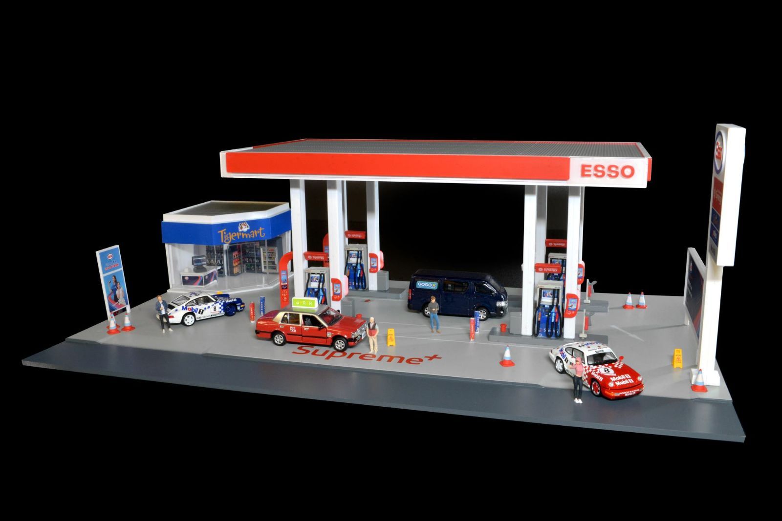 Tiny 香港 微影 Toyeast Bd30 ESSO Petrol Diorama ガソリンジオラマ