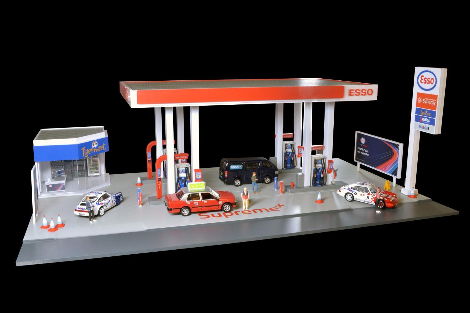 Tiny 香港 微影 Toyeast Bd30 ESSO Petrol Diorama ガソリンジオラマ