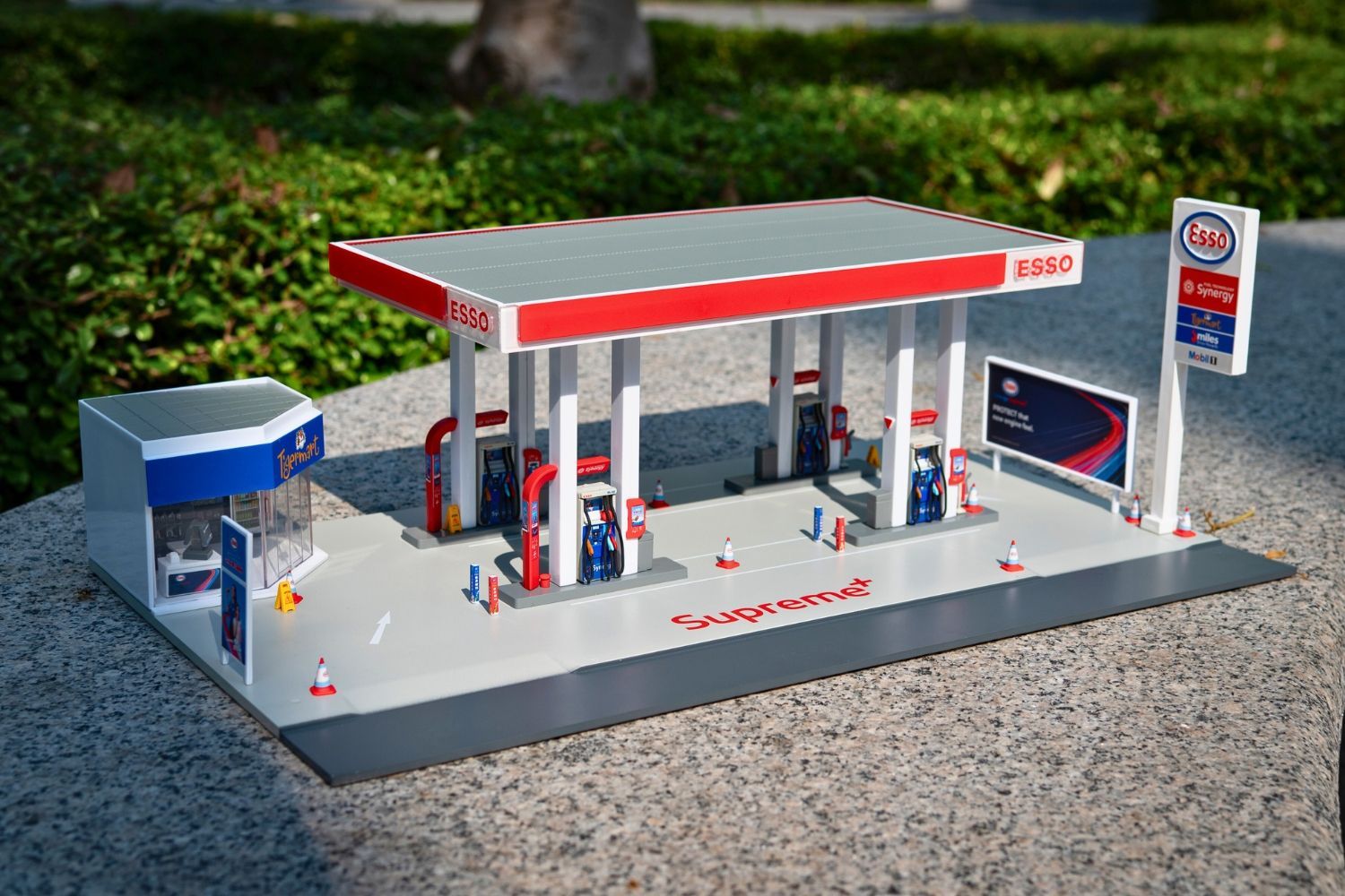 Tiny 香港 微影 Toyeast Bd30 ESSO Petrol Diorama ガソリンジオラマ