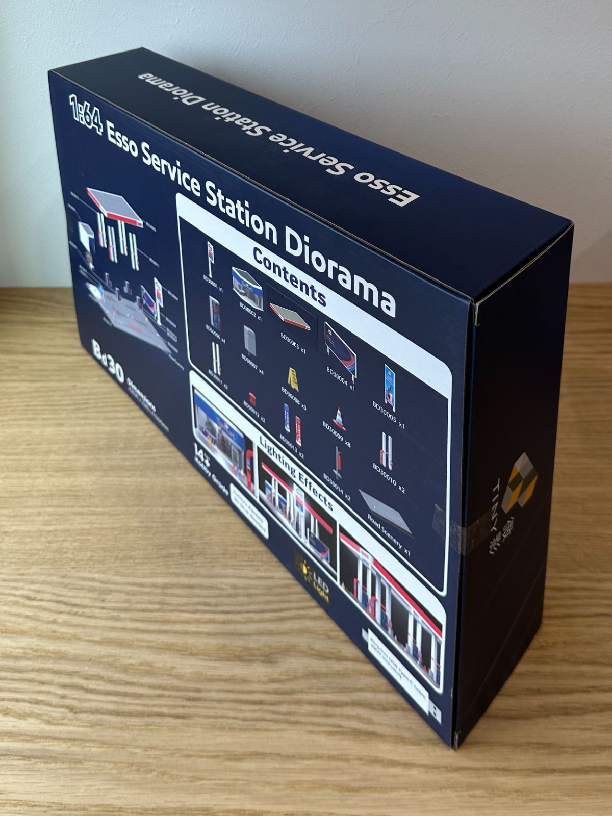 Tiny 香港 微影 Toyeast Bd30 ESSO Petrol Diorama ガソリンジオラマ