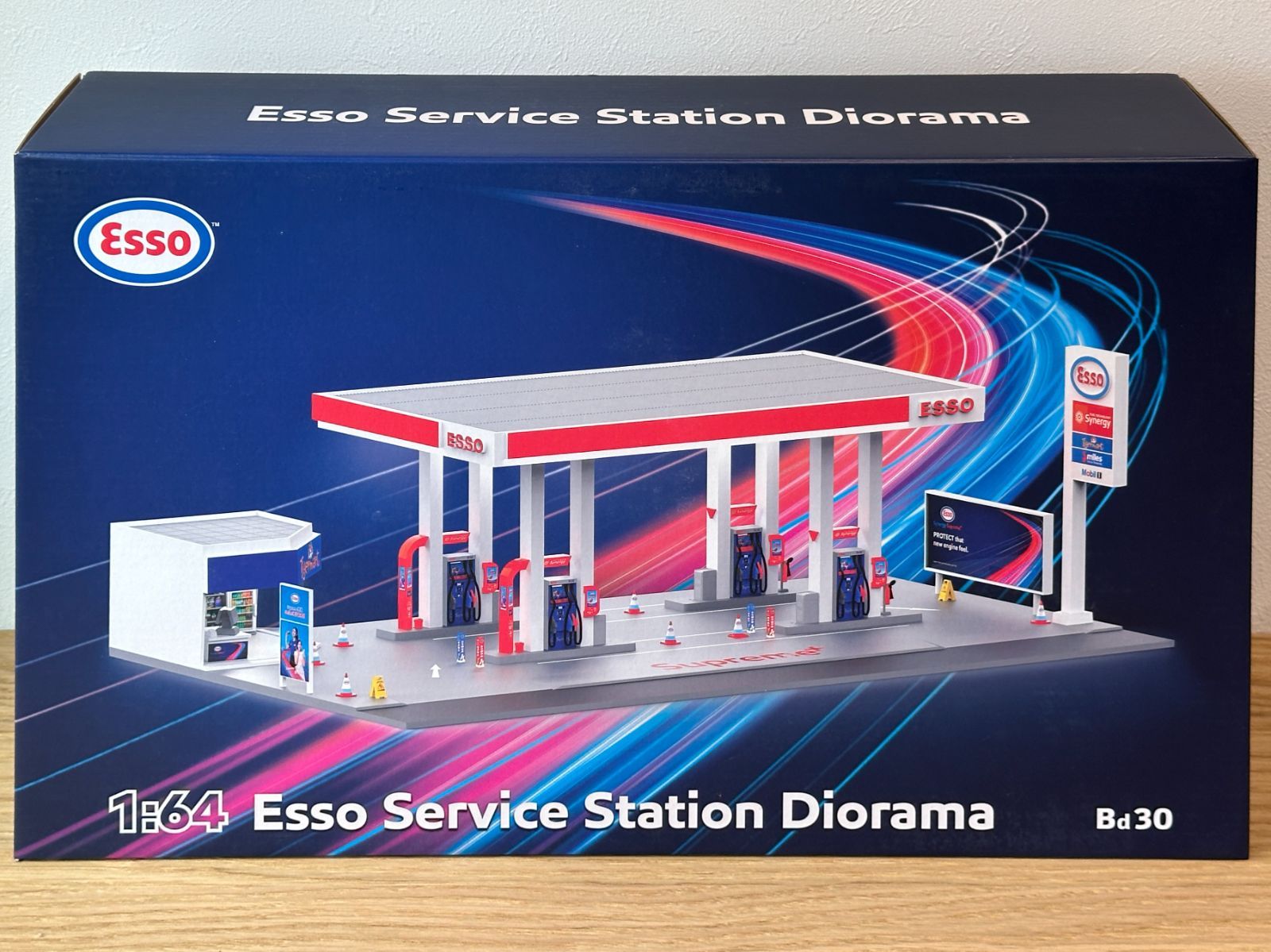 Tiny 香港 微影 Toyeast Bd30 ESSO Petrol Diorama ガソリンジオラマ