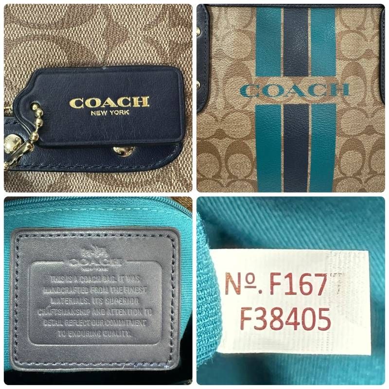 COACH コーチ☆トートバッグ シグネチャー PVC 肩掛け チャーム ロゴ
