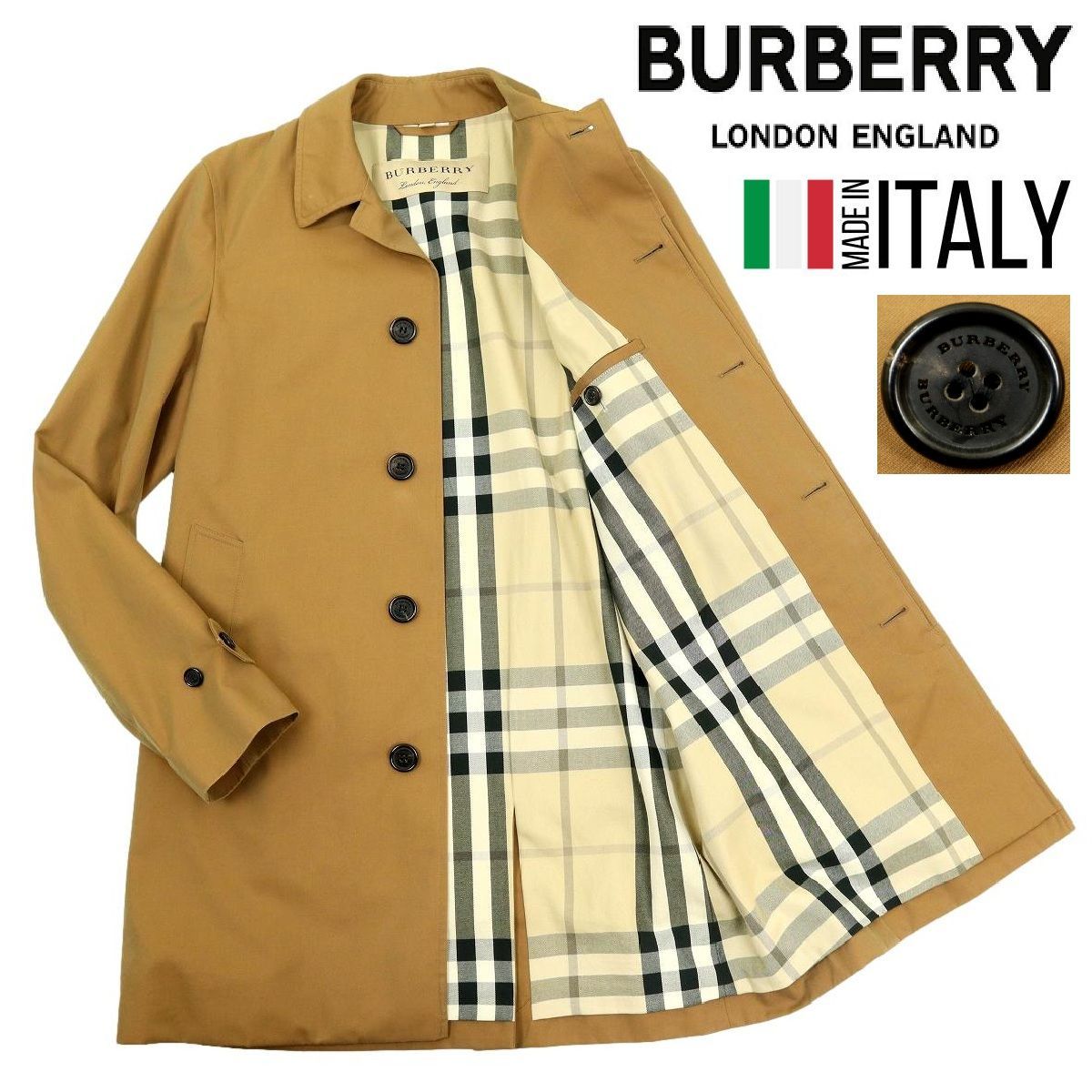 B3585】【美品】【代理店表記有】BURBERRY LONDON ENGLAND バーバリー