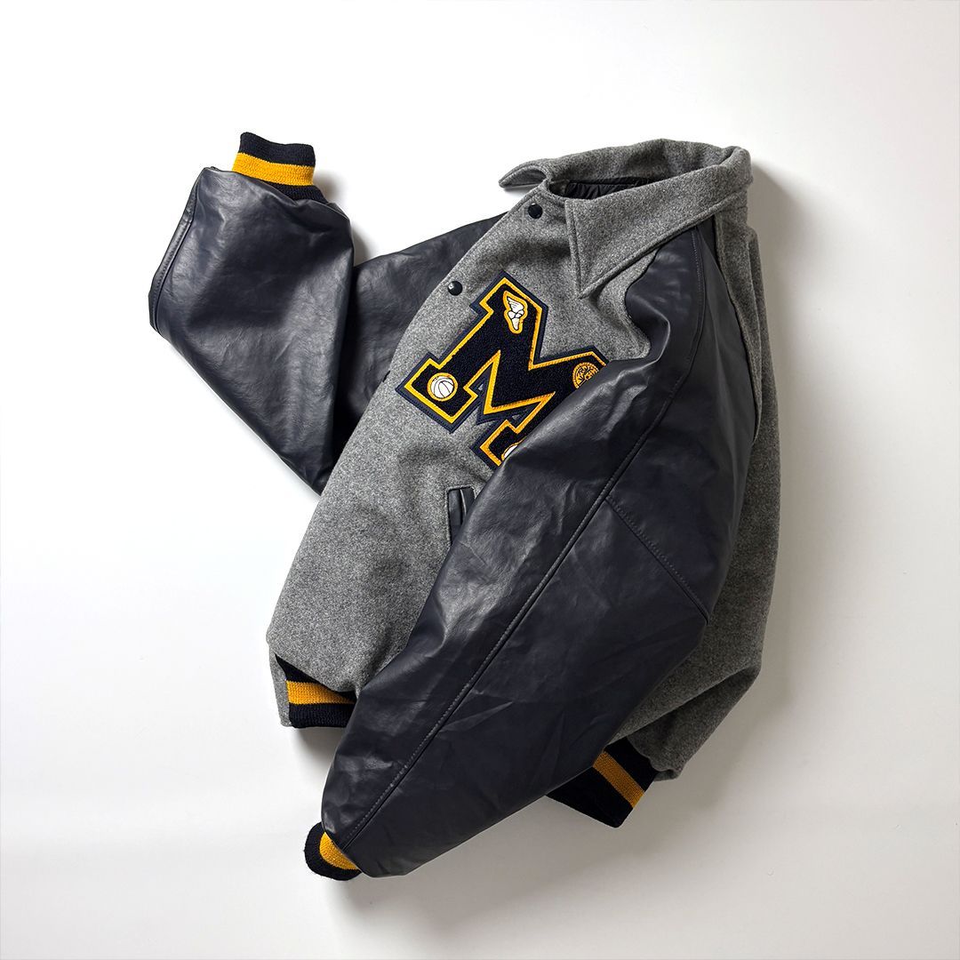 スタジャン バーシティジャケット アワードジャケット XL ネイビー 紺