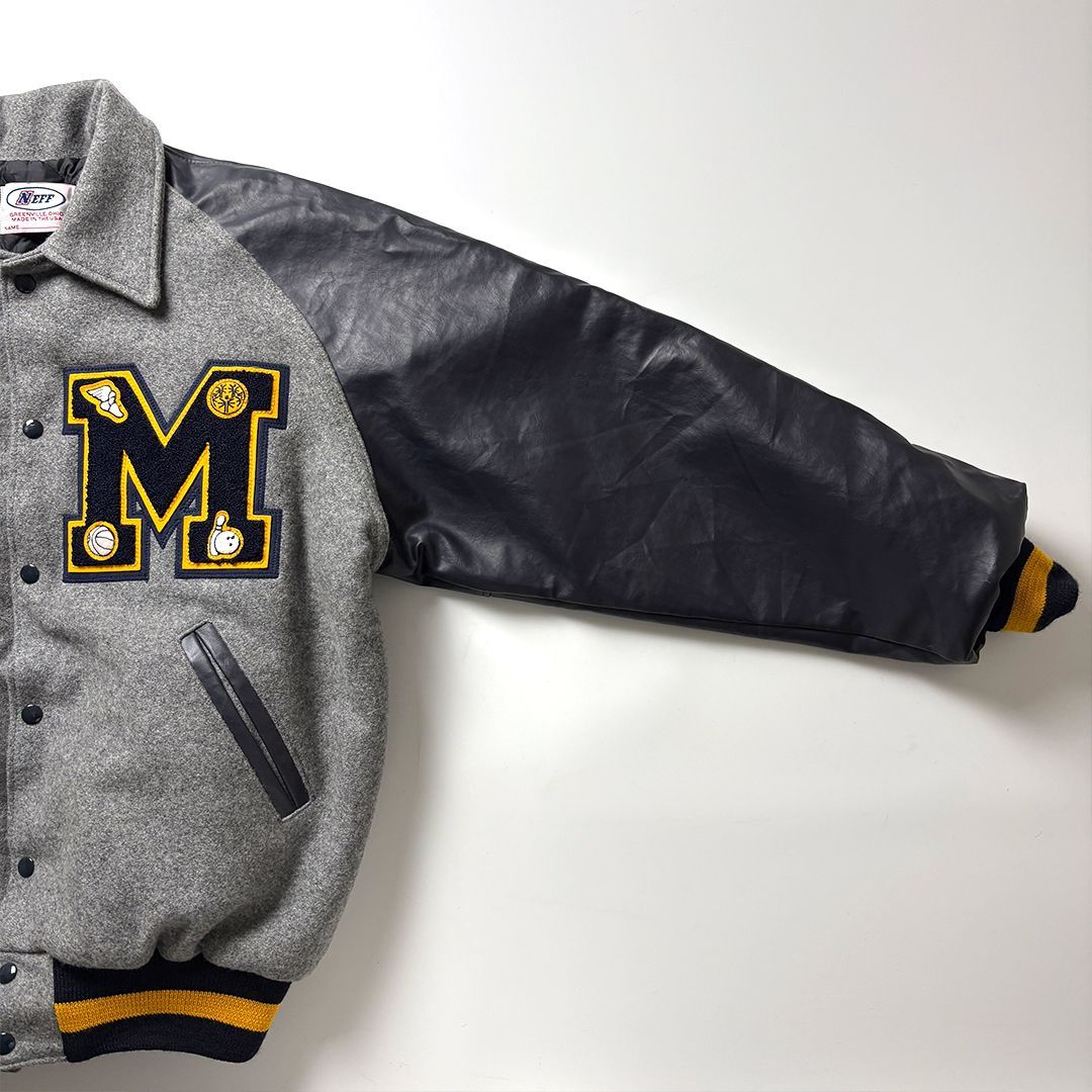 スタジャン バーシティジャケット アワードジャケット XL ネイビー 紺