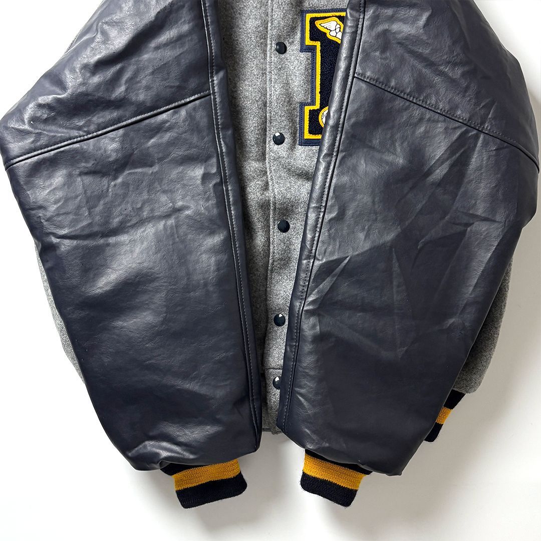 スタジャン バーシティジャケット アワードジャケット XL ネイビー 紺