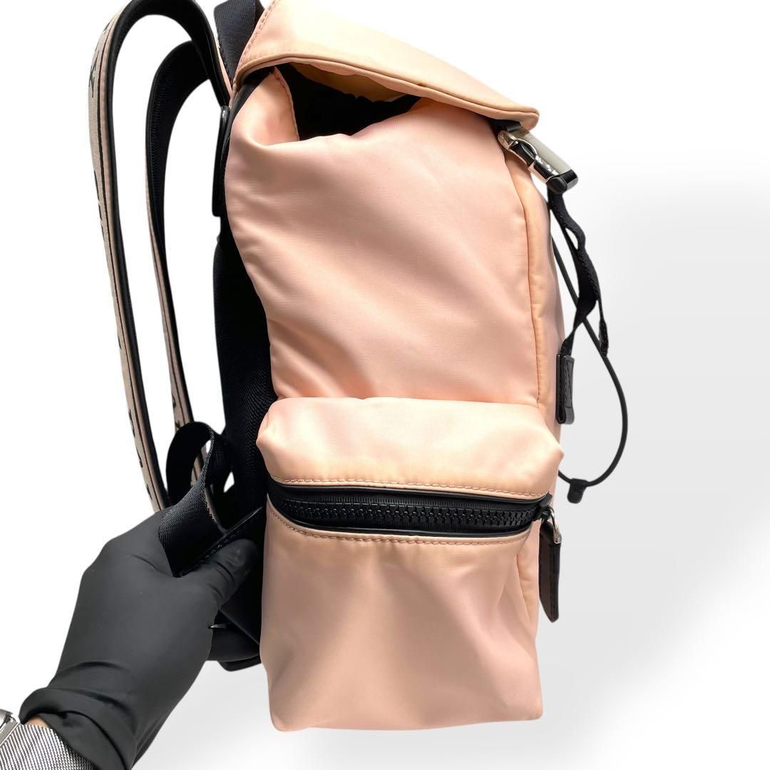 【kore】BALLY × SHOK-1 スカルプリント ナイロンリュック 美品 激レア BALLY × アウトレット SHOK-1 スカルプリント ナイロン