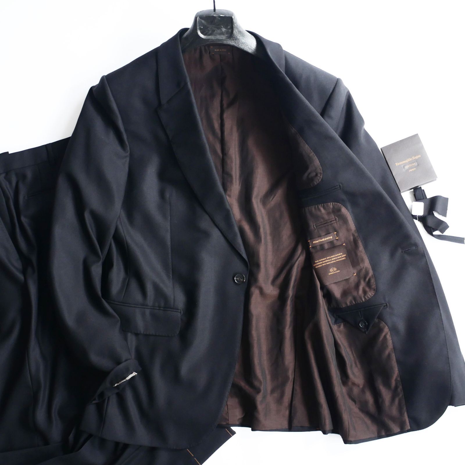 Kiton キートン チェック セットアップ スーツ 54 XL以上!! Kiton キートン セットアップ スーツ 極上 ネイビー 紺 46 M程 - メルカリ