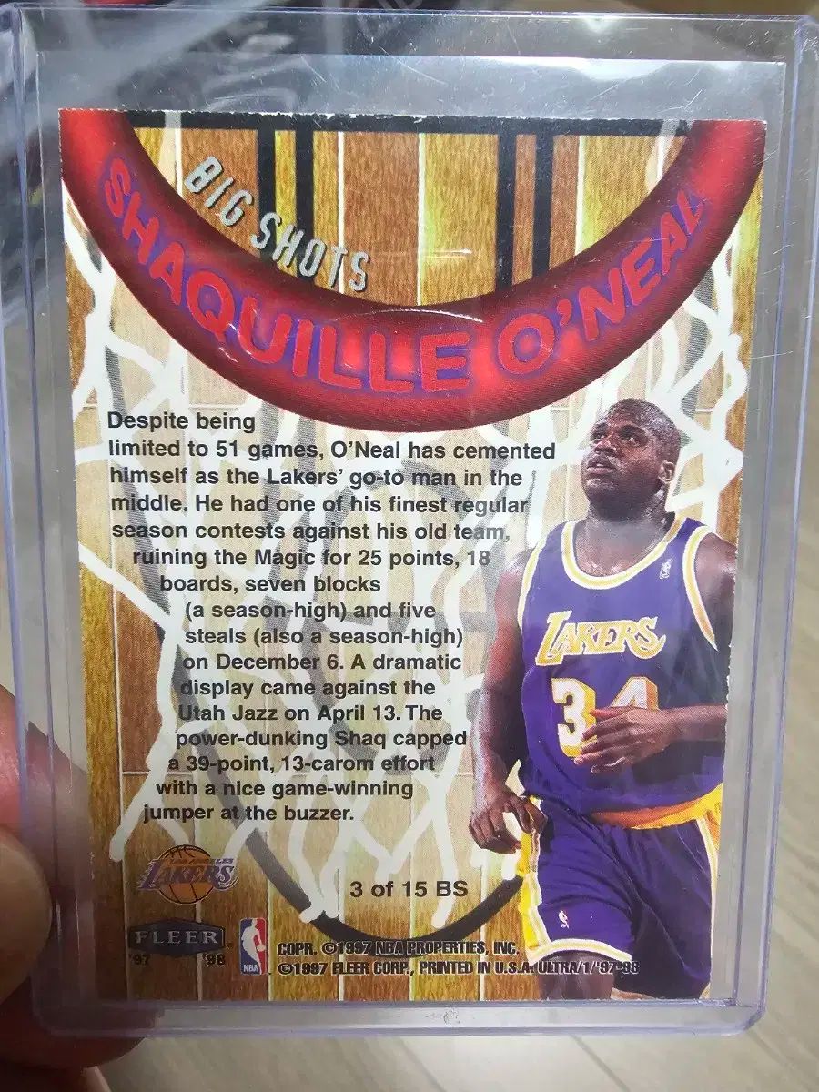 NBA シャキール・オニール BIGSHOT 限定カード - メルカリ