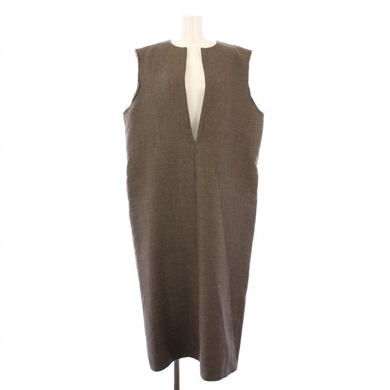 TODAYFUL / 23AW/Doubleface Wool Keyneck Dress/36/ウール/BRW/12320308 トゥデイフル TODAYFUL 23AW Doubleface Wool Keyneck Dress ダブル