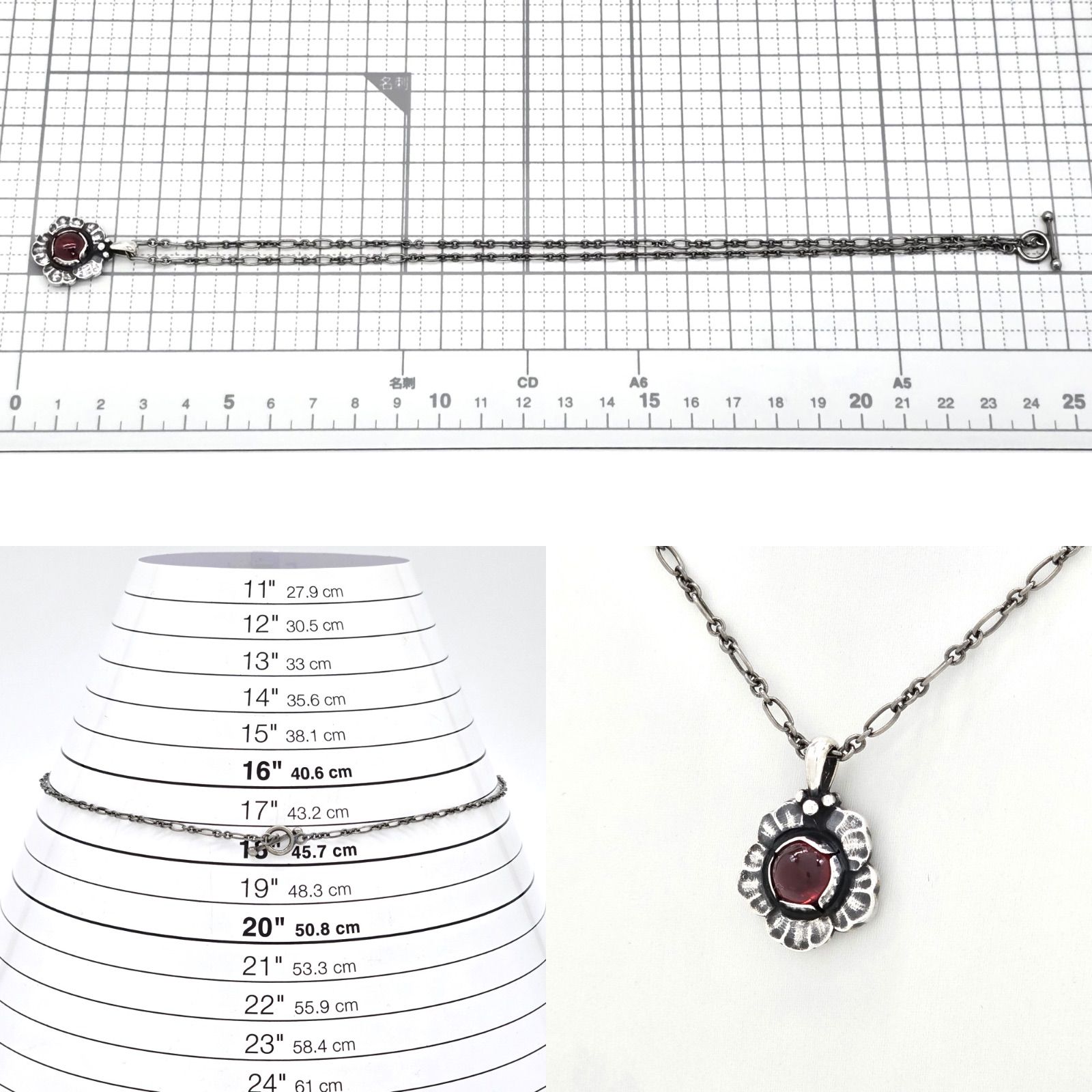 美品 ジョージジェンセン 2002 イヤーペンダント 11-25100816 GEORG JENSEN ジョージ・ジェンセン 2002 イヤー ペンダント