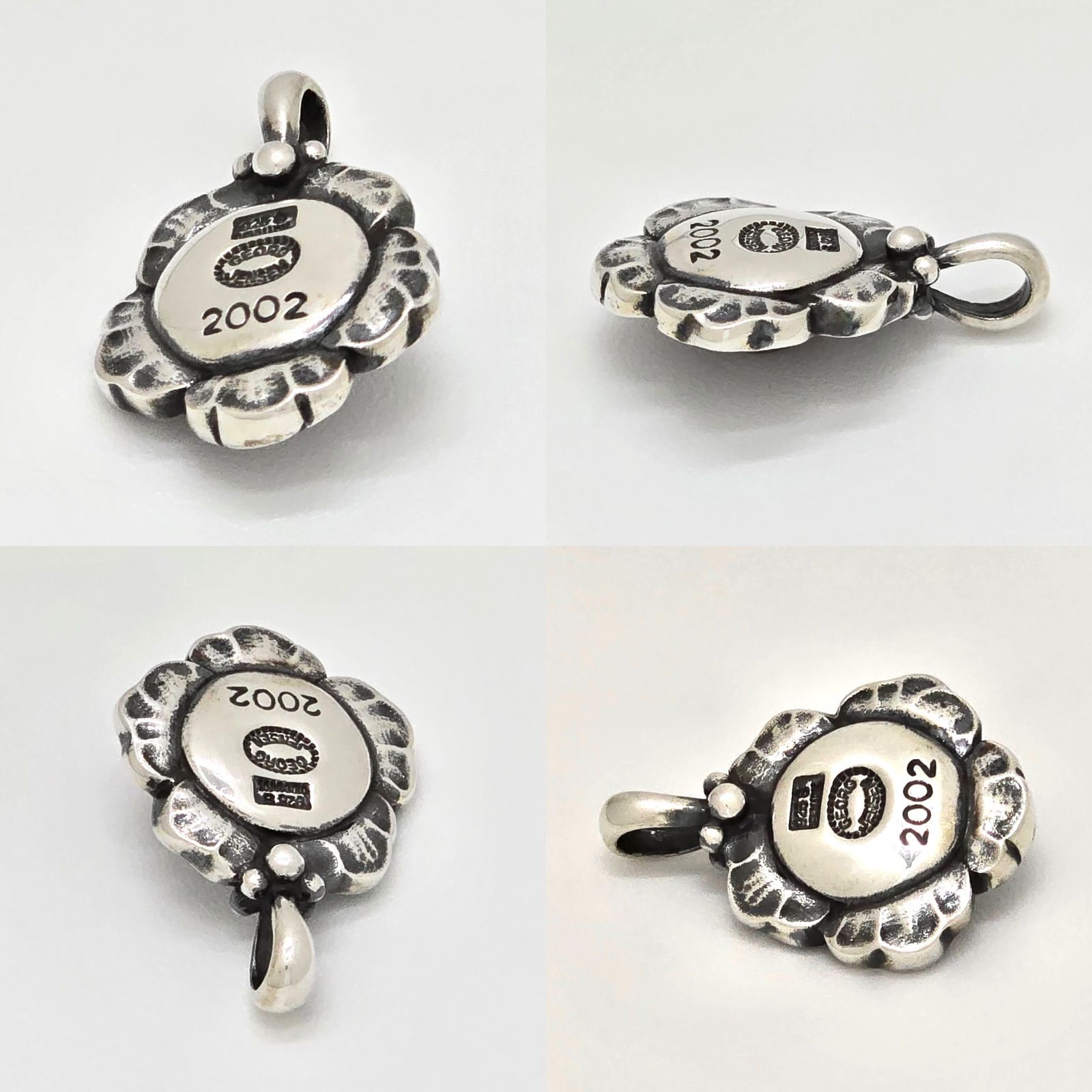 美品 ジョージジェンセン 2002 イヤーペンダント 11-25100816 ジョージ ジェンセン] 2002 イヤーペンダント （ガーネット）