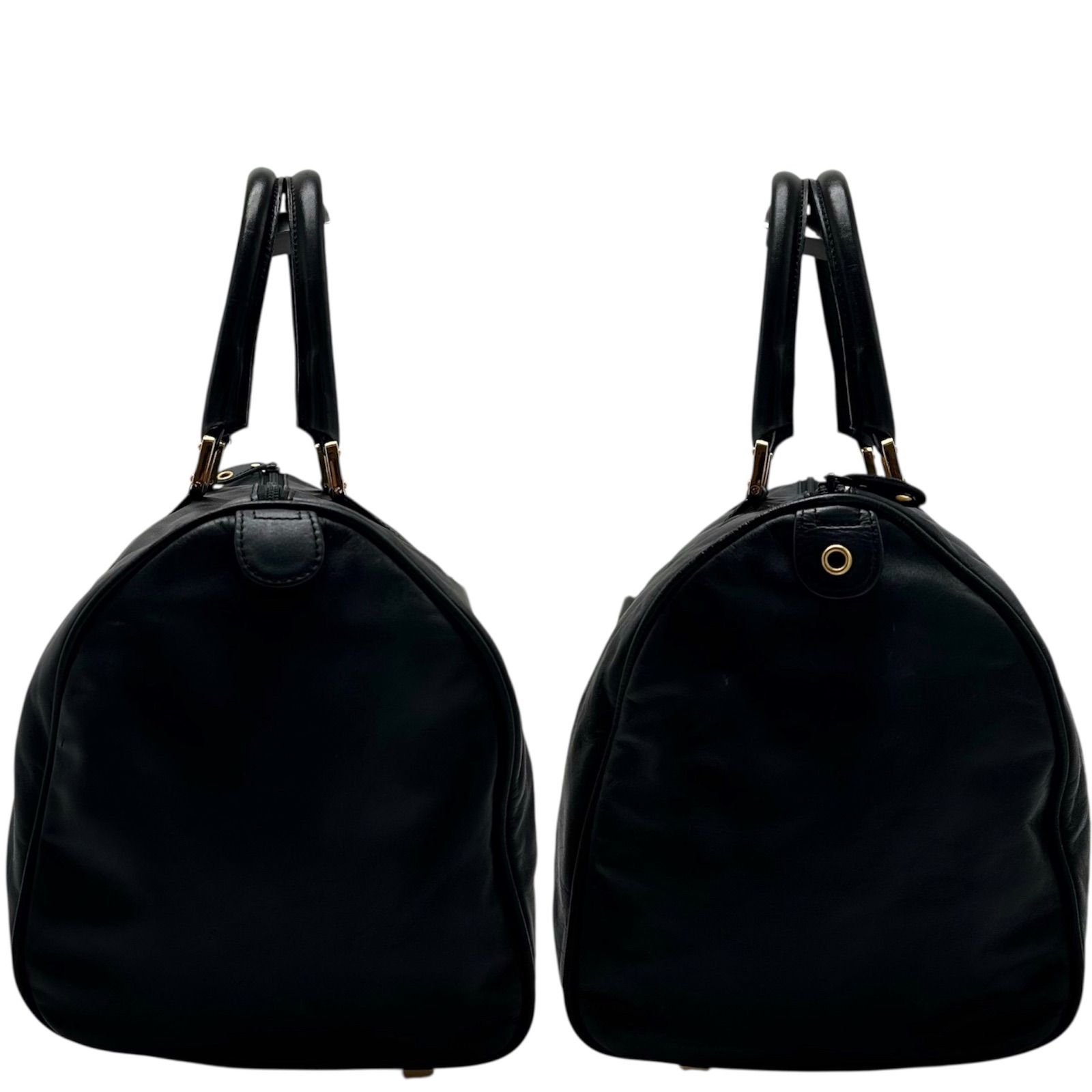 美品 LOEWE ロエベ アナグラム ボストンバッグ ハンドバッグ 南京錠 鍵 