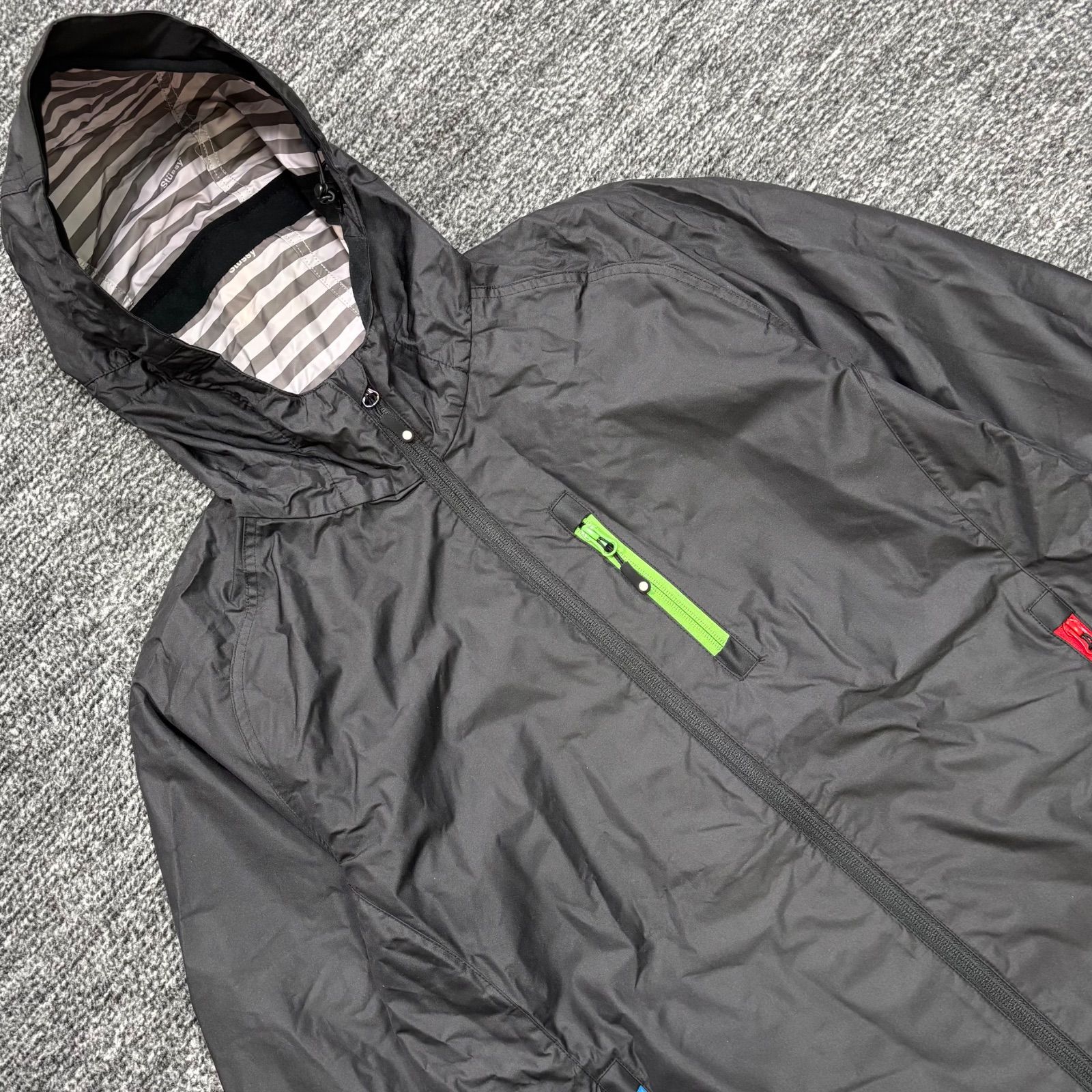 Stussy Authentics Gear ナイロンジャケット ブラック L ステューシー