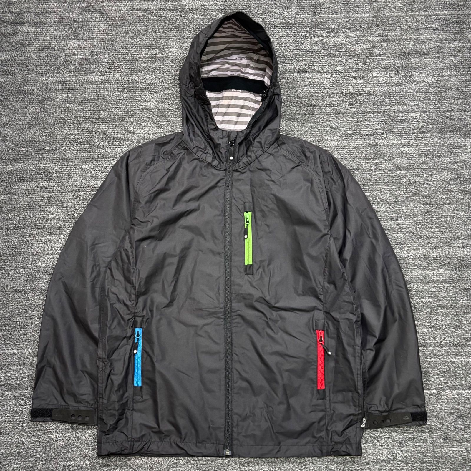 Stussy Authentics Gear ナイロンジャケット ブラック L ステューシー