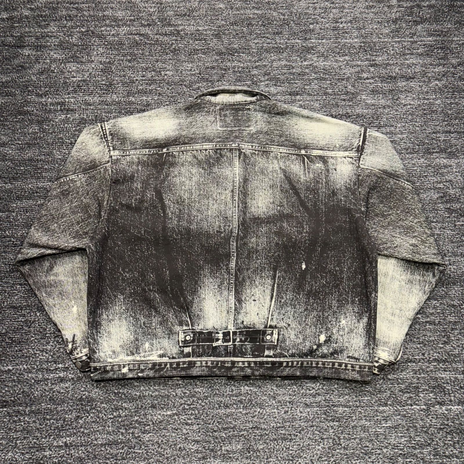 未使用品 SAPEur Lot.5067XX REBOOT SWEAT JACKET BLACK 転写