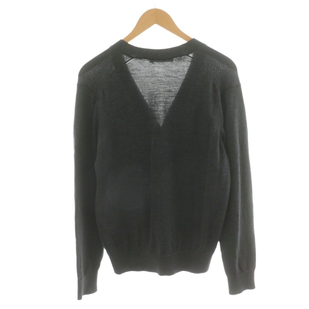 ANAYI アナイ ウールナイロンリバーケープコート フリル袖 紺 近年