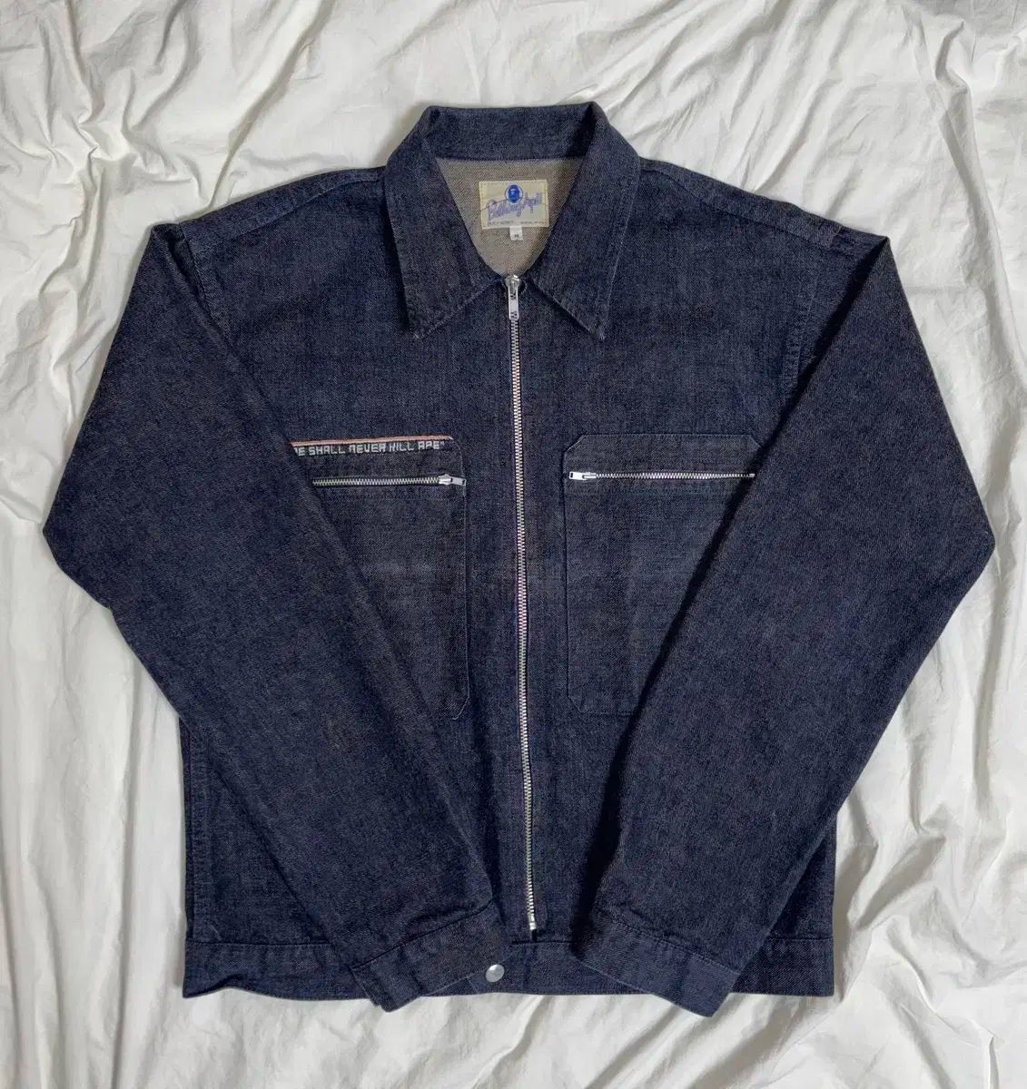90's オールド アベイシング エイプ デニム ジップアップ ジャケット