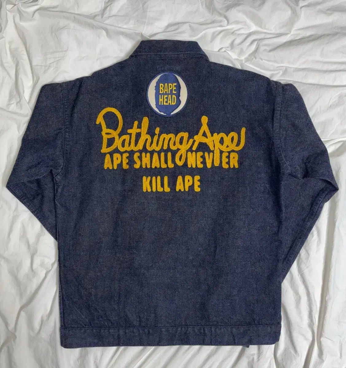 90's オールド アベイシング エイプ デニム ジップアップ ジャケット