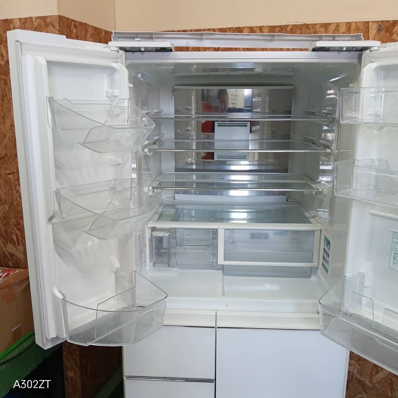 262送料設置無料 SHARP 自動製氷機能付き大型冷蔵庫 480L 洗濯機 400L