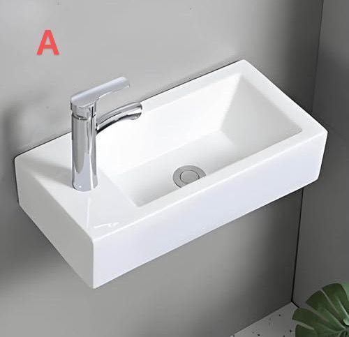 大好評 手洗い器 壁掛け 小型 手洗い台 洗面ボウル 洗面ボール 流し台 コンパクト ミニ型洗面台 省スペース 陶器製 洗面台 手洗いボウル 小規模バスルーム コーナー向け