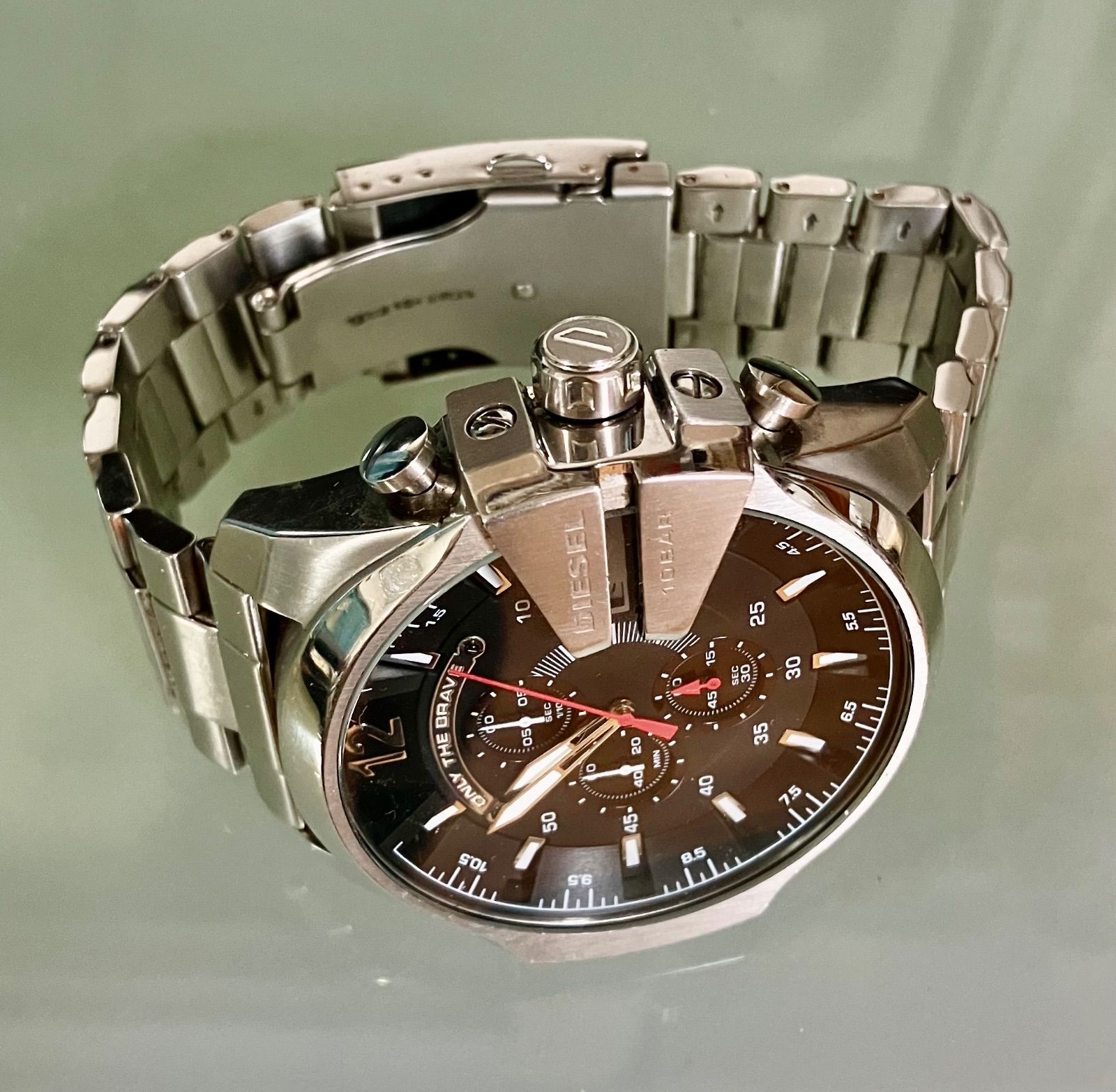 ☆稼働品☆DIESEL ディーゼル☆DZ-4308☆MEGA CHIEF メガチーフ