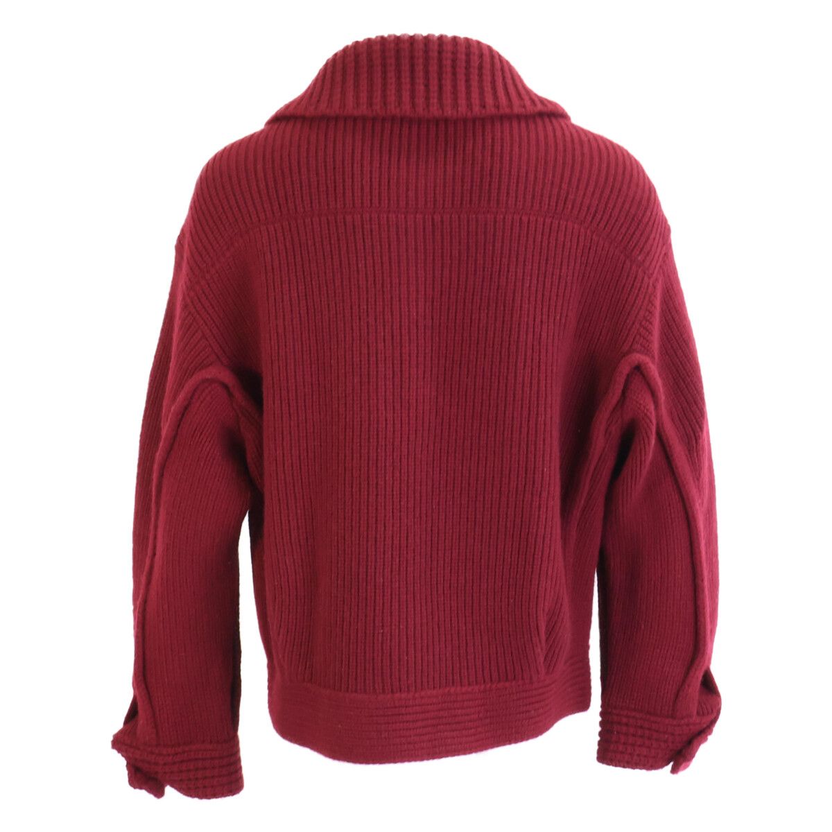 CHANEL シャネル 美品 25C P78714K11370 カシミヤ100 ココマークボタン