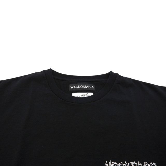 WACKO MARIA NECK FACE TEE BLACK サイズXL ワコマリア ネック
