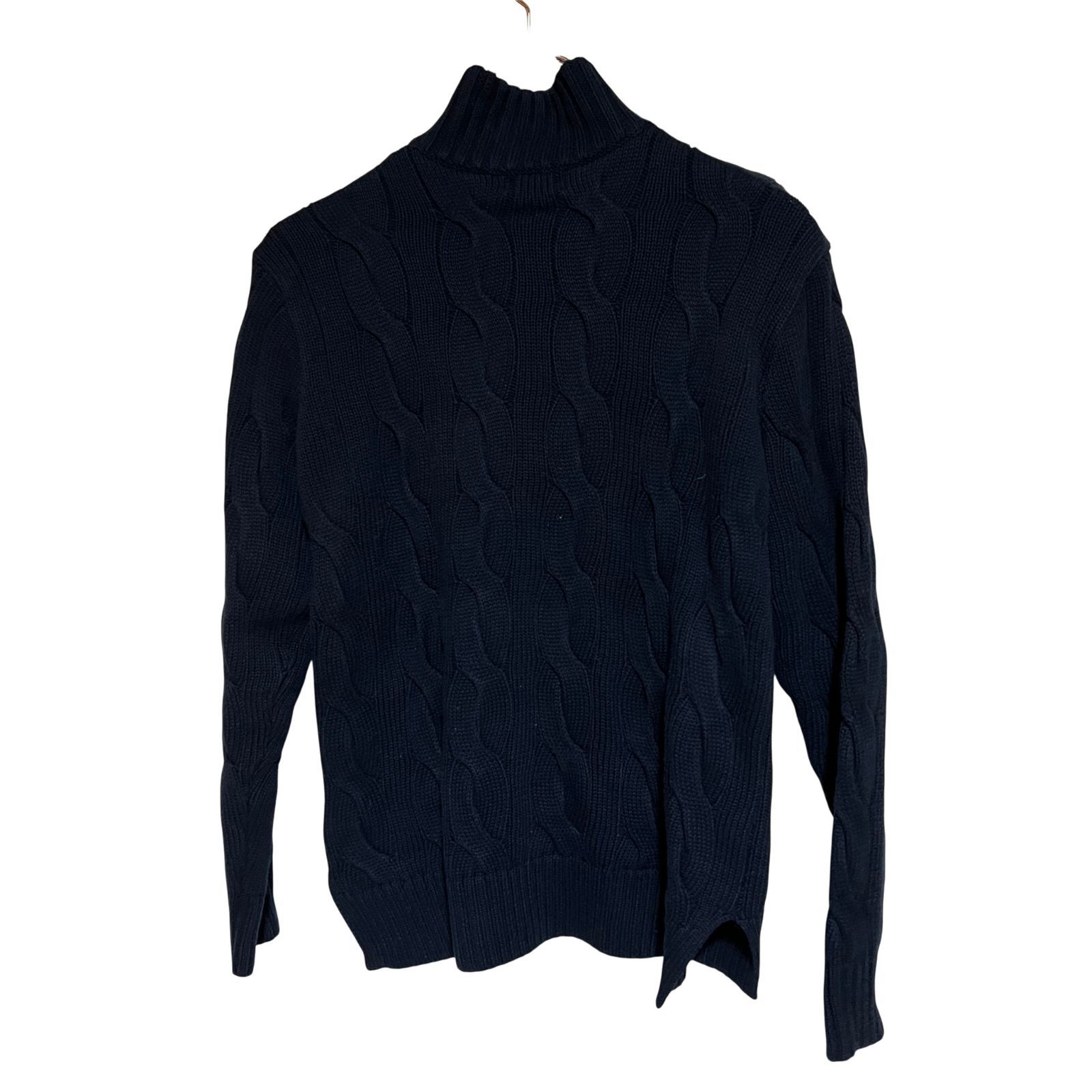 B062 POLO RALPH LAUREN ポロラルフローレン ケーブル ニット ジップ