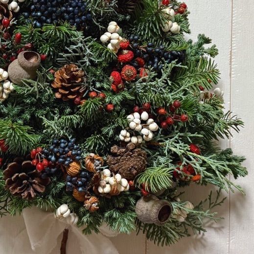  1点 ツリー リース ドライフラワーツリー ドライフラワーリー ウォールデコ アレンジメント フラワー リース