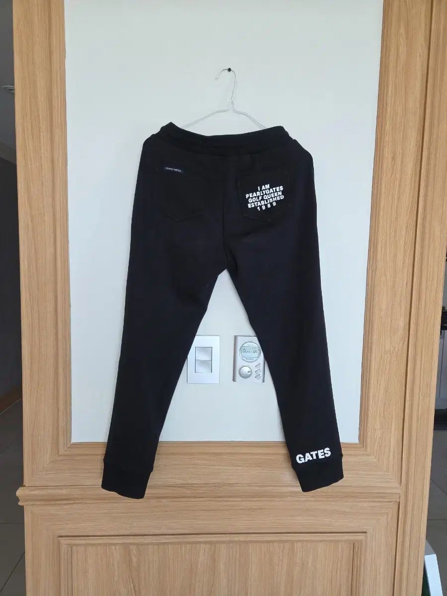 PEARLY GATES パーリーゲイツ 起毛パンツ 0サイズ 正規品 ブラック ㅡ