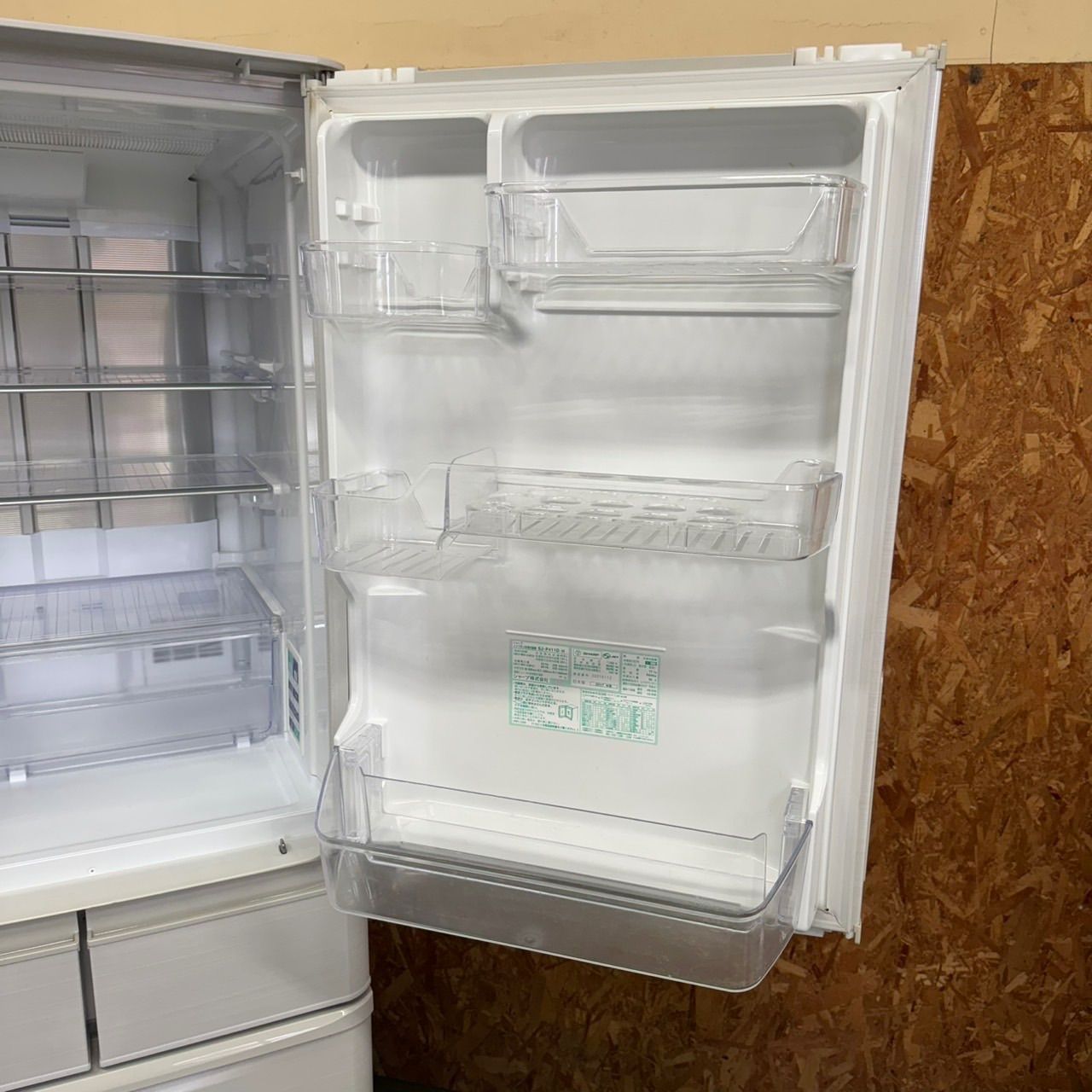 271 送料設置無料 SHARP自動製氷機能付き大型冷蔵庫 412L 洗濯機 400L