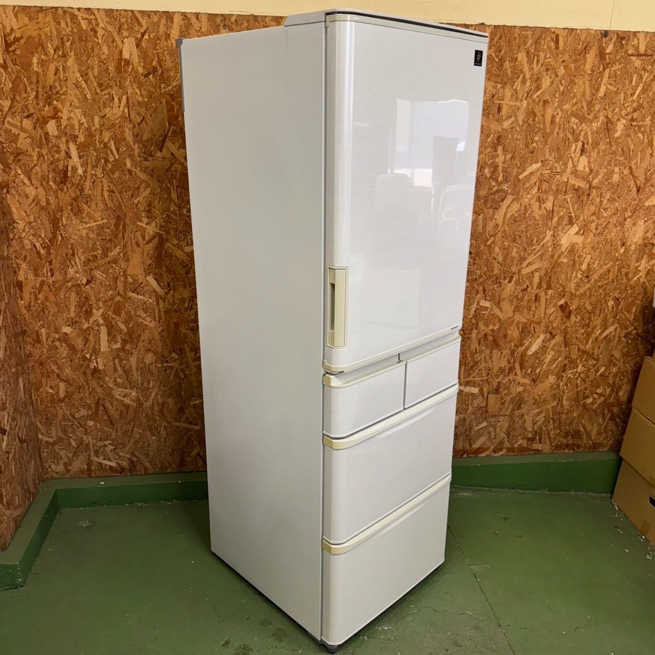 271 送料設置無料 SHARP自動製氷機能付き大型冷蔵庫 412L 洗濯機 400L