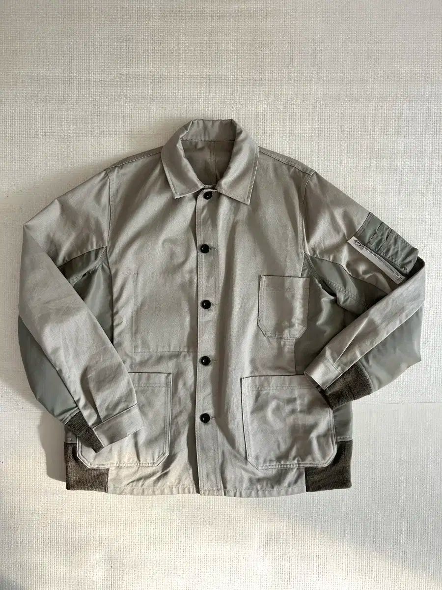 SACAI サカイ パネル ツイル シャツ ジャケット - メルカリ