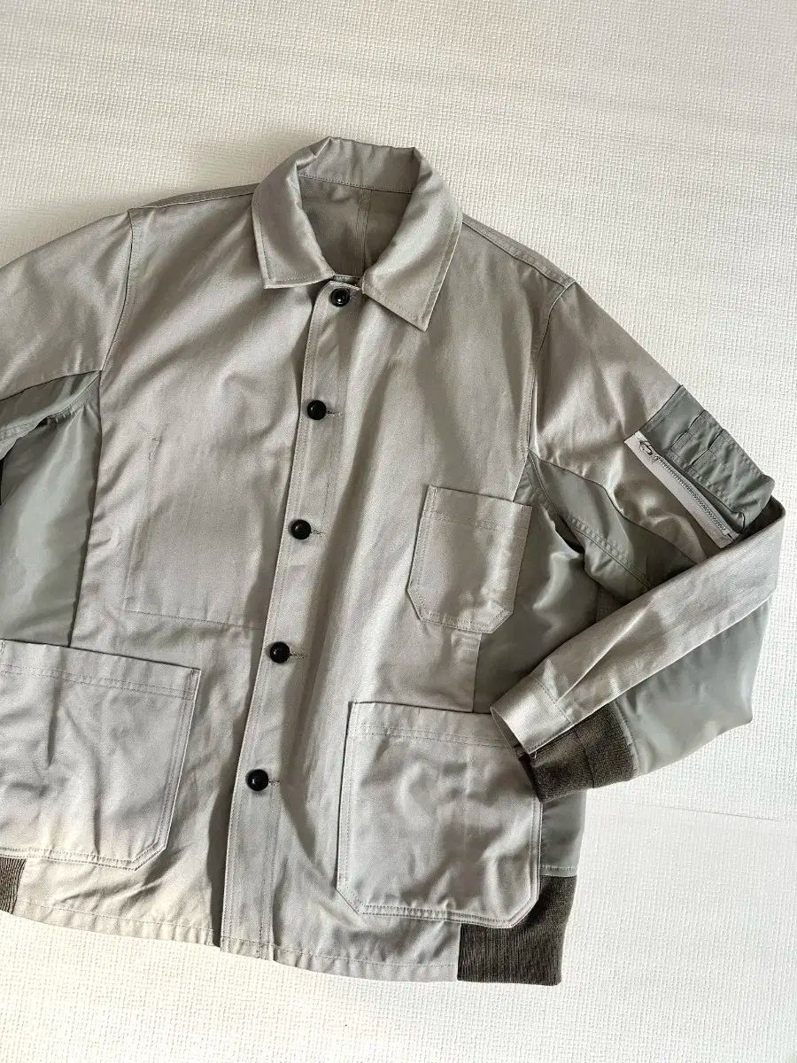 SACAI サカイ パネル ツイル シャツ ジャケット - メルカリ