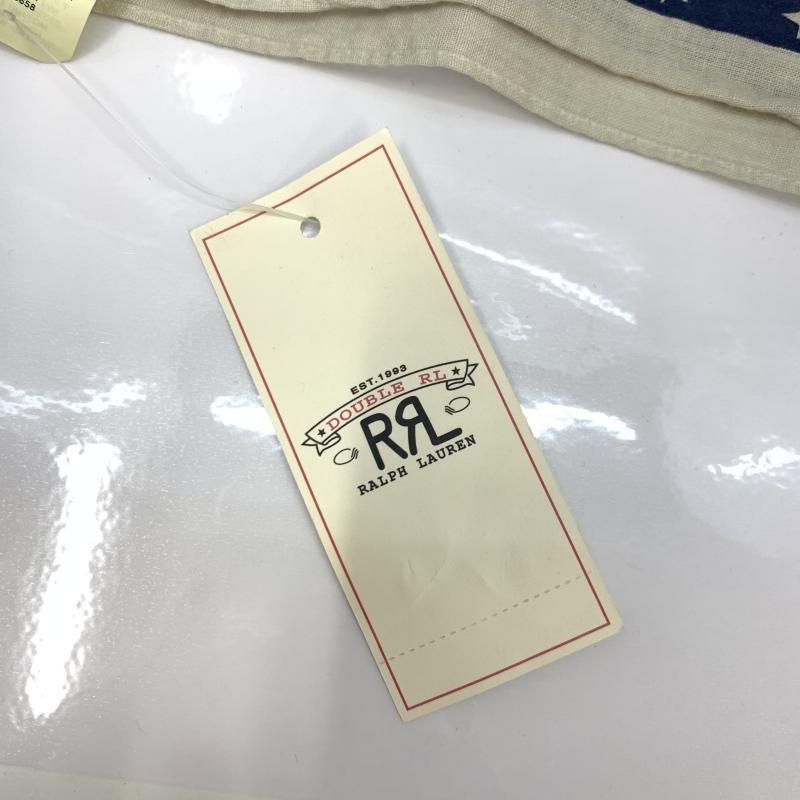 中古】RRL バンダナ US-RRLプリント ホワイト ダブルアールエル[92