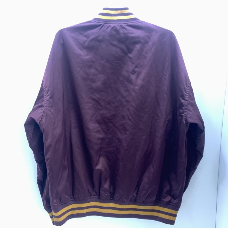 中古】AVIREX サテンスタジャン 6122145 バーガンディ L