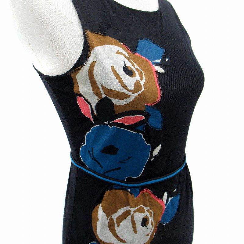 ヴィヴィアンタム VIVIENNE TAM ワンピース ひざ丈 ノースリーブ 花柄