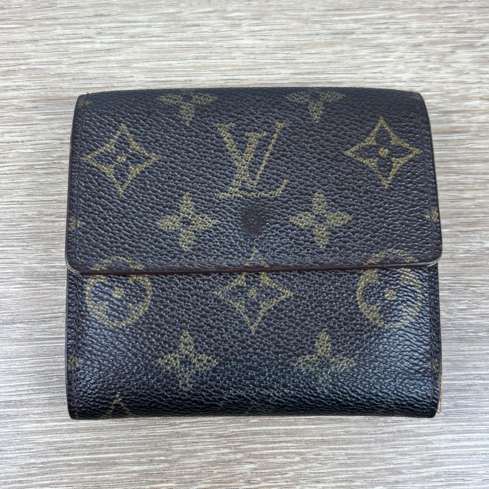 ルイヴィトン LOUIS VUITTON モノグラム Wホック財布 コンパクト